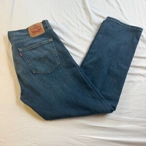 Levi's 505 Jeans Mens 34x30 Denim Blue Straight Cotton